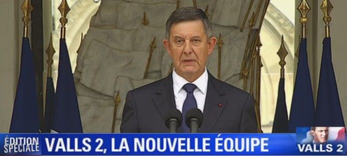 Annonce du gouvernement Valls II