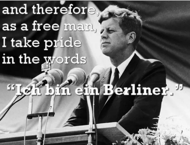 Ich bin ein Berliner - Kennedy