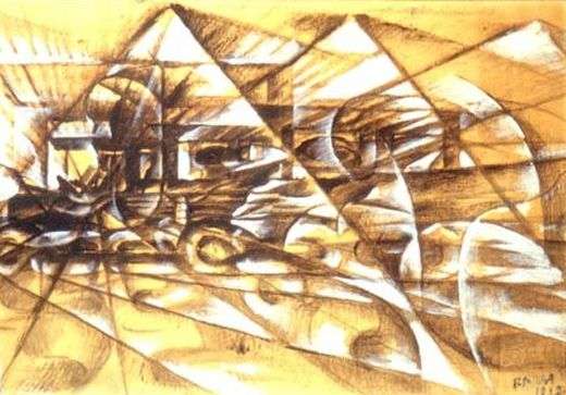 Tableau futuriste de Giacomo Balla